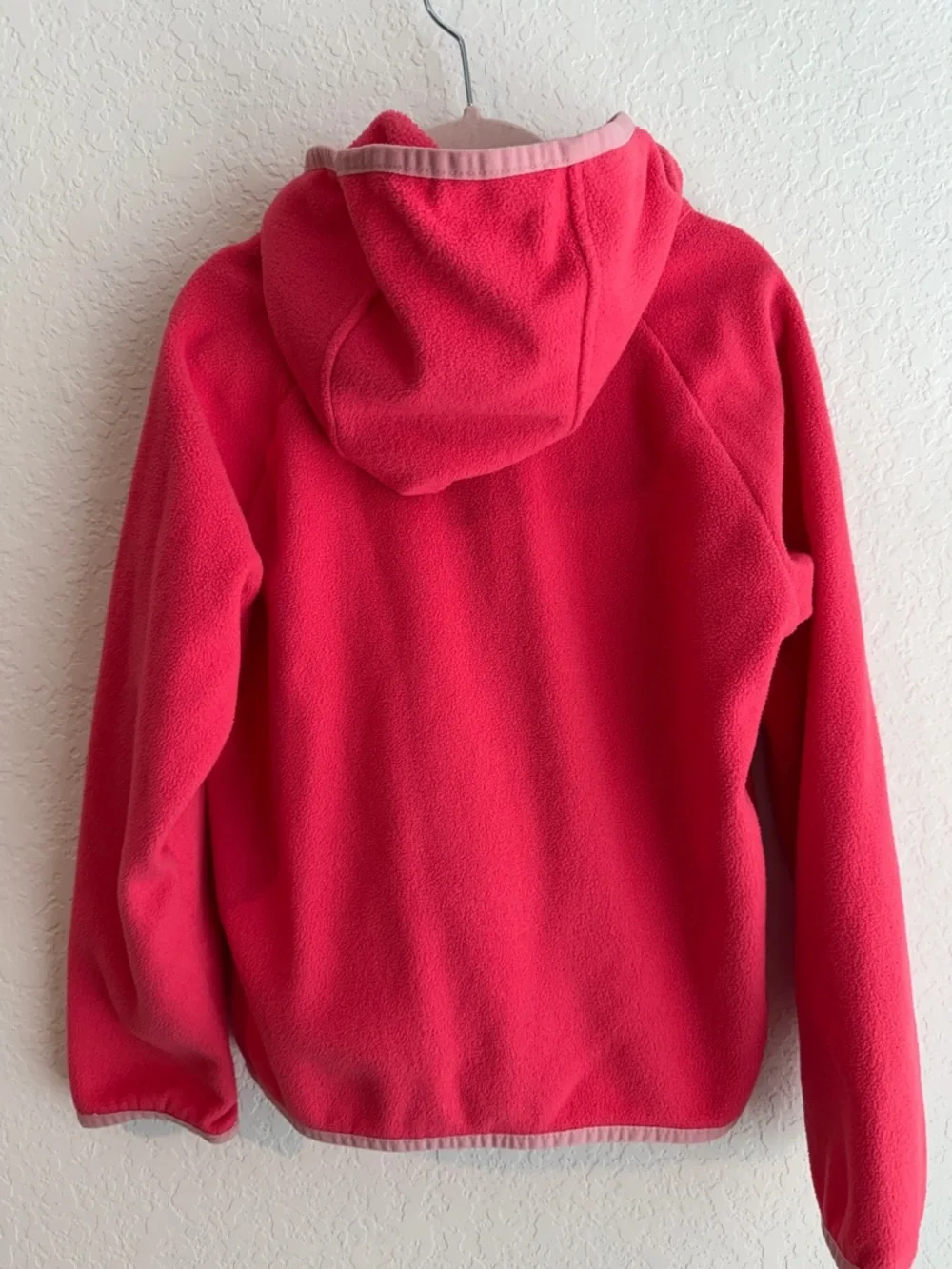Columbia Girls Bright Pink Hooded Fleece Jacket - Picture 2 of 5